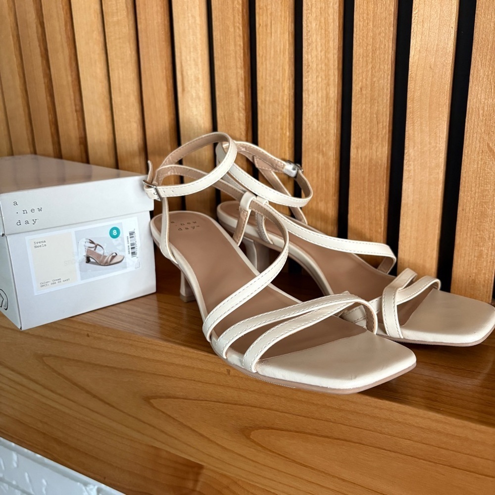 A New Day Cream Heels Elegant Design